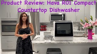 Product Review:  Hava R01 Compact Countertop Dishwasher Perfect size for your RV.