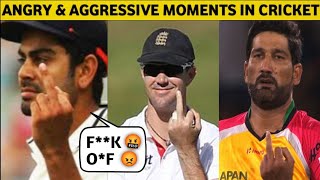 Angry & Aggressive Moments in Cricket History Ever || Heated Moments in Cricket