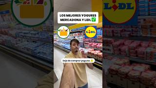 Comparativa YOGURES Mercadona vs LIDL