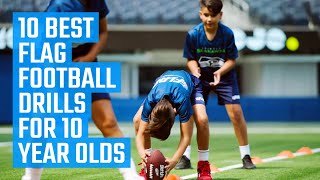 10 Best Flag Football Drills for 10 Year Olds | Fun Flag Football Drills by MOJO