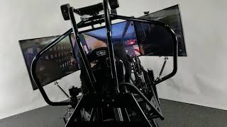 APEX3 GT PRO Motion Simulator Demonstration, a rough ride at Daytona before the repave