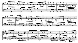 Bach - Fugue in E minor, BWV 960