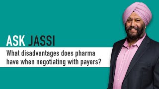 What disadvantages does pharma have when negotiating with payers?