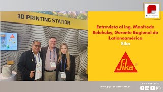 Entrevista al ingeniero Manfredo Belohuby, Sika - World of Concrete 2023