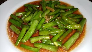 Resipi Sayur Kacang Buncis Masak Sos Tiram | Mudah dan Sedap