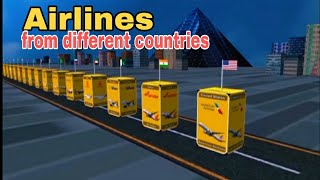 Airlines from Different Countries