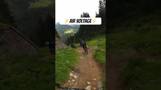 Chatel Bike Park’s Air Voltage is one of the gnarliest freeride trails! #mtb #mtblife #downhillmtb