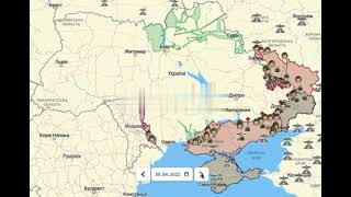 Как менялась ситуация в Украине относительно контроля территорий с 3 апреля