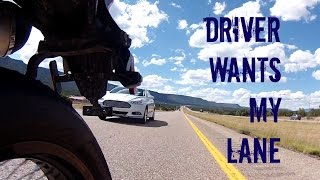 Driver wants my lane.