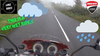 Motovlog 206 | A Very Wet Day On Ducati S2R 1000 Super Naked