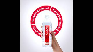 Purely Refreshing, perfectly balanced.  #clearpremiumwater #healthychoices #hydration