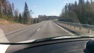 Дорога. Карелия. А-121 Сортавала. Road. Karelia.