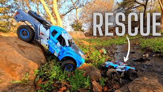 कीचड में फसी कार |Stuck in a swamp| Ford Raptor VS Monster Truck| RC Adventure | Remote Control Cars