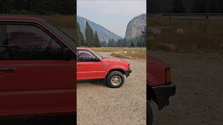 Mazda b2600i in the mountians #automobile #manual #mazda #youtube #youtubeshorts #trending #mountian