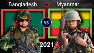 Bangladesh Vs Myanmar Military Power Comparison 2021