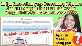 Ini Sanggahan yg Berpeluang Diterima & Bisa Mengubah Status Menjadi Lolos Seleksi Administrasi CPNS