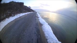 Greyabbey beach winter Sunrise