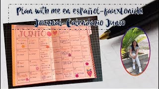 plan with me en español Fauxbonichi Junio