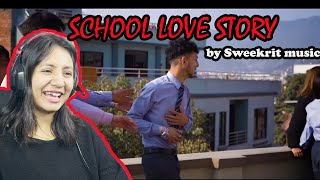 Reacting to School Love Story by @sweekrit.