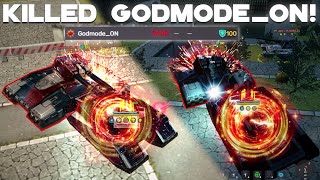 Tanki Online - I KILLED GODMODE_ON 5 TIMES! 100% Protection Didn't Help! Halloween 2022 | SeregaNNSD