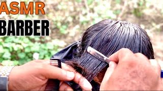 💈ASMR💈FASTEST HAIRCUT 🌎WORLD RECORD (asmr barber)