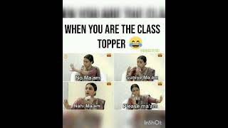 Topper 🆚Backbenchers memes ll relatable memes ll #memes  #backbenchersvstopper