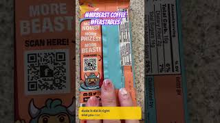 MRBEAST Feastables coffee beastmode deathwish vanilla coffee clips app btw no freebies oops