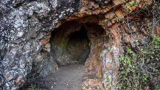 Secret Cave on the Side of a Mountain!