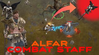 NEW Alfar Combat Staff PVP In Frostborn