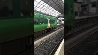 Commuter from Rosslare Europort arriving and departing Pearse station