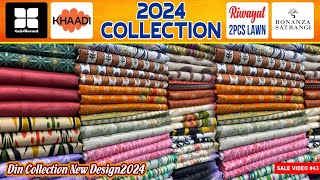 Gul Ahmed/Khaddi/J./Riwayat/BinSaeed/SadaBahar | 2Pcs Lawn  2024 Collection | Din Collection