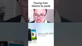 Young Man Listens to Peak #samsung