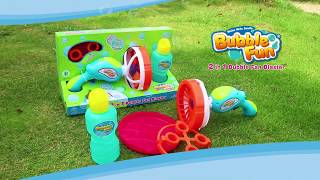 DHOBB10242 2 IN 1  Bubble Fun Bubble toy JUMBO BUBBLE GUN