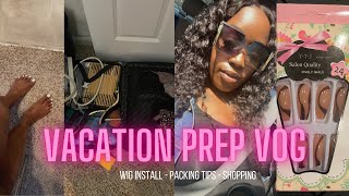 Vacation Prep Vlog | Moxika Hair | Packing Tips | Target Haul | Plus Size Vlogger | Quiara B