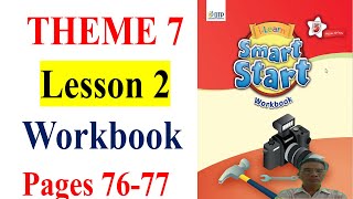 Tiếng Anh 5, smart start, Theme 7, Places & Direction, Workbook, lessson 2 | Learn English with me