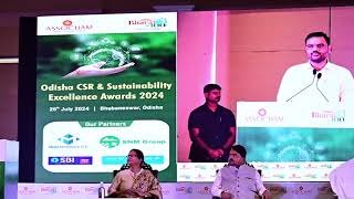 Odisha Industry Minister Shri Sampad Swain Addressing at the ASSOCHAM Odisha CSR & Sustainability