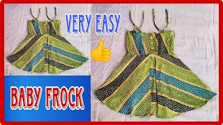 Baby Frock Cutting and Stitching | Baby Girl Dress Cutting and Stitching