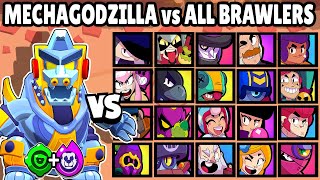 MECHAGODZILLA vs TODOS LOS BRAWLERS | 1vs1 | OSO de NITA | BRAWL STARS