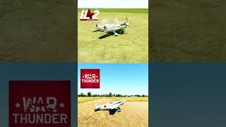 War thunder Vs IL-2 Sturmovik #warthunder #il2sturmovik