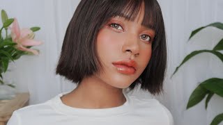 ( FR, EN ) 봄 준비 CORAL MAKEUP FOR SPRING 🪸☁️🫶🏽🌱 || with SHEGLAM