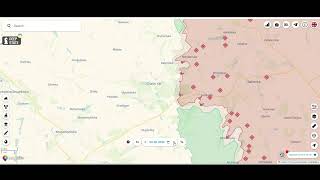 Russian advance near Chasiv Yar on DeepState map during June 1-12, 2024