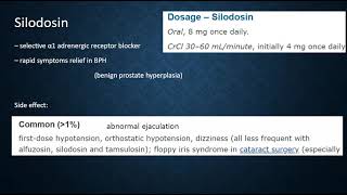 BPH, silodosin, alpha1 blocker, benign prostate hyperplasia, Roze Pharm