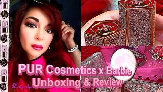 PUR COSMETICS x BARBIE UNBOXING REVIEW || DESIGNSBYBELLANICOLE