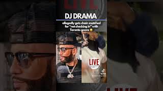 #DJDrama allegedly gets chain snatched for “not checking in” with Toronto goons 😯⁠⁠ THOUGHTS?