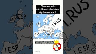 El #comentario más likeado decide el #siguiente cambio en #Europa #like #countryballs #viral