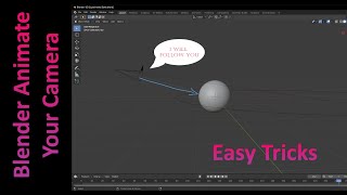 2 Essential Camera Tricks you need to know in Blender