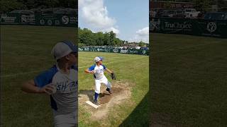 🫳 ⚾️ Throwing some baseballs  to warm up for Round Robin Tournament #littleleague