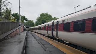 LNER Class 800 'Azuma IET' departs a rainy Inverkeithing - TransportStuff Shorts