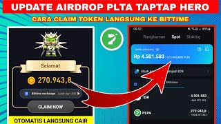 MANTEP JP 4.5 JUTA💵 REVIEW CARA CEPAT MENCAIRKAN SALDO TOKEN PALAPA DARI PLPA TAPTAP HERO KE BITTIME