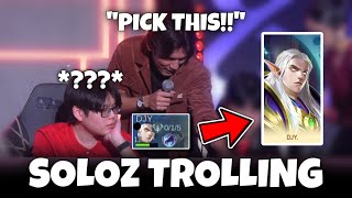 SOLOZ FORCED ME TO PICK THIS HERO AND I GOT BULLIED… 🤣😭